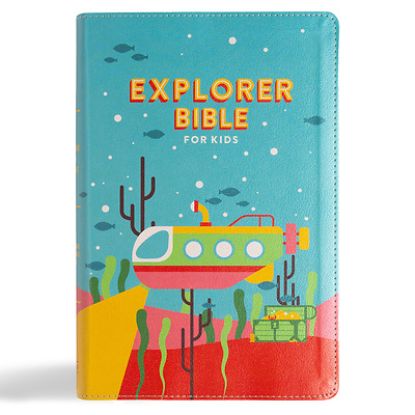 Picture of CSB Explorer Bible for Kids, Underwater Adventure Leathertouch