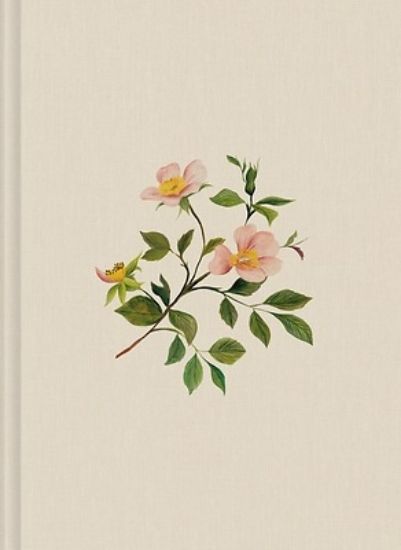 Picture of ESV Single Column Journaling Bible (Cloth Over Board, Rosehip Design)