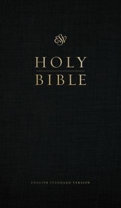 Picture of ESV Church Bible, Large Print, Red Letter (Hardcover, Black)