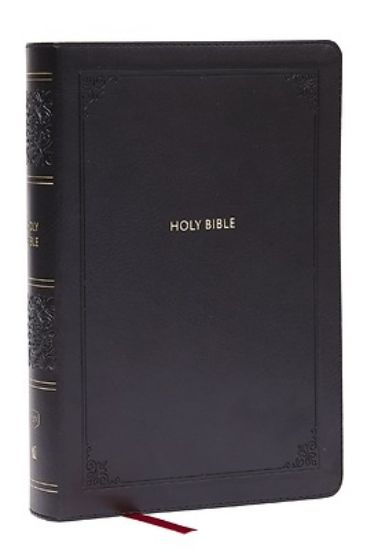 Picture of KJV Giant Print End-Of-Verse Reference Bible, Black Leathersoft, Red Letter, Comfort Print (Thumb Indexed)