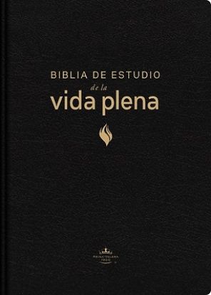 Picture of Rvr60, Biblia de Estudio de la Vida Plena, Edición Clásica, Piel Fabricada, Negro, Palabras de Jesús En Rojo, Comfort Print