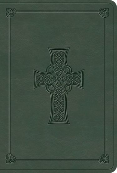Picture of ESV Value Large Print Compact Bible (Trutone, Quiet Forest, Celtic Cross Design)