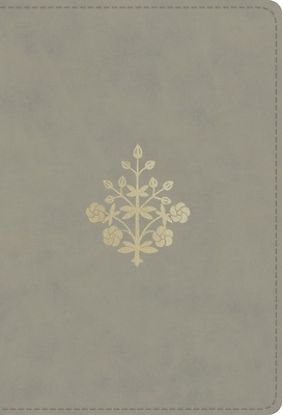Picture of ESV Large Print Compact Bible, Red Letter (Trutone, Stone, Branch Design)