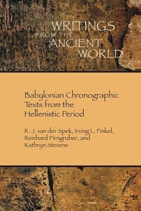 Picture of Babylonian Chronographic Texts from the Hellenistic Period