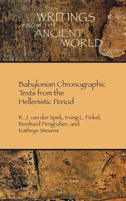 Picture of Babylonian Chronographic Texts from the Hellenistic Period