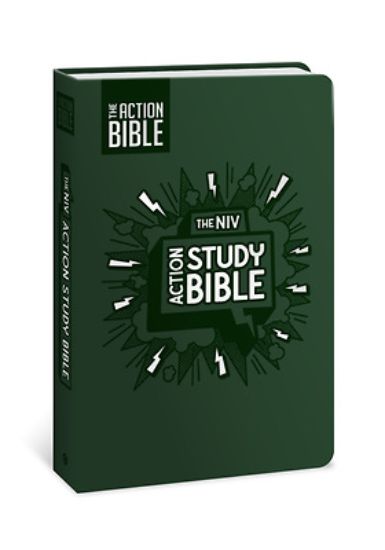 Picture of The NIV Action Study Bible, Leathersoft, Forest, Full Color