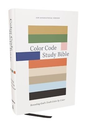 Picture of Color Code Study Bible, Revealing God's Truth Color by Color (Niv, Hardcover, Red Letter, Comfort Print)