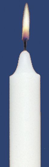 Picture of Stearic Altar Candles Emkay 10 1/2 x 3/4 Pack of 12 Self-fitting