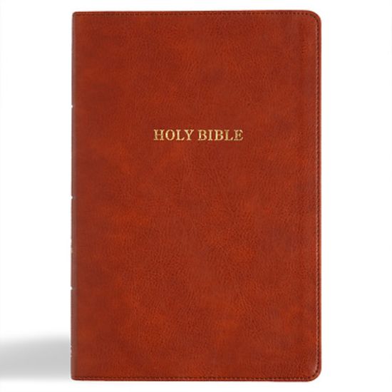 Picture of KJV Giant Print Reference Bible, Burnt Sienna Leathertouch, Indexed