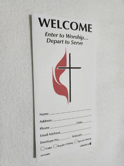 Picture of Welcome UMC Offering Envelope - Bulk Pack, Currency Size