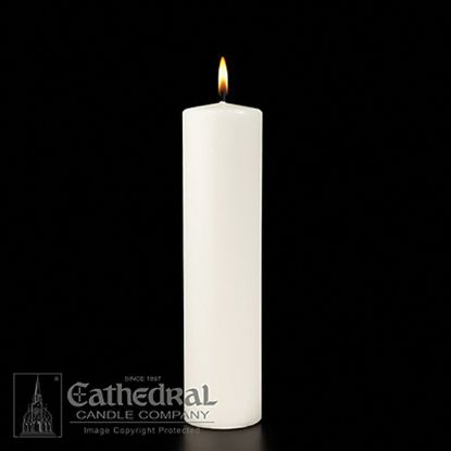 Picture of Plain White Christ Candle 3" x 12"