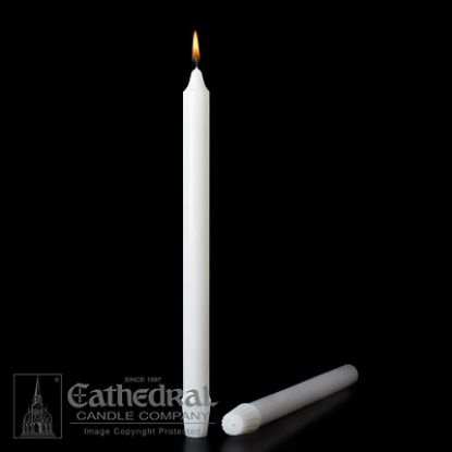 Picture of Stearic Altar Candles Cathedral 8 1/4 x 25/32 Pack of 36 Self-fitting