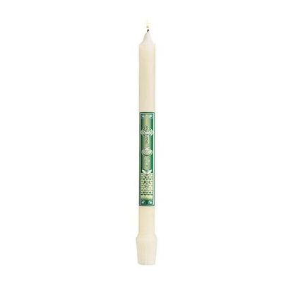 Picture of Dove with Shell Baptism Candle - Straight Side