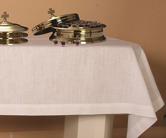 Picture of Linen-Look Plain  Table Cover  50x80