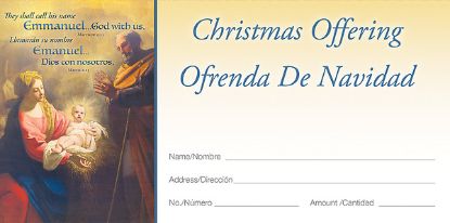 Picture of They Shall Cal Name Offering Envelope Bilingual