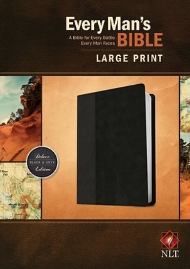 Picture of Every Man's Bible NLT, Large Print, Tutone
