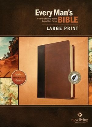Picture of Every Man's Bible NLT, Large Print, Tutone