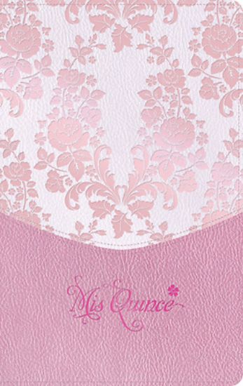 Picture of Rvr 1960 Biblia MIS Quince, Rosa Floreado, Símil Piel
