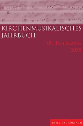 Picture of Kirchenmusikalisches Jahrbuch 109. Jahrgang 2025