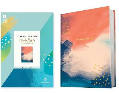 Picture of NLT Courage for Life Study Bible for Women, Filament Enabled (Hardcover, Red Letter)
