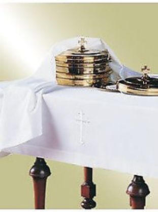Picture of Non Embroidered Linen-Look  Elements Cover  49x90