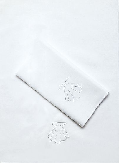 Picture of 100% Cotton Baptismal Towel with Shell - 4 Pack