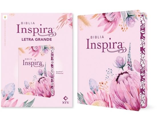 Picture of Biblia Inspira Ntv, Letra Grande Con Filament (Sentipiel, Primaveral)