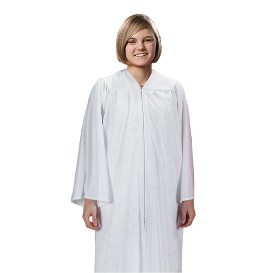 Picture of Murphy White Confirmation Robe - XL