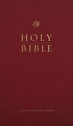 Picture of ESV Church Bible, Large Print (Hardcover, Burgundy)