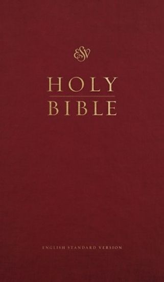 Picture of ESV Church Bible, Large Print (Hardcover, Burgundy)