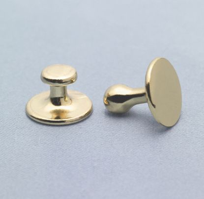 Picture of R. J. Toomey Collar Buttons #2 - Long Shank (Package of 12)
