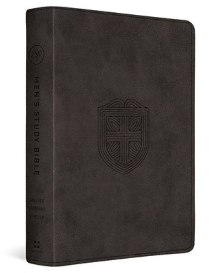 Picture of ESV Men's Study Bible (Trutone, Charcoal, Shield Design)