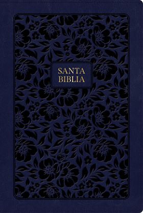 Picture of Rvr 1960 Biblia Letra Grande Tamaño Manual Edición Especial, Azul Marino, Símil Piel