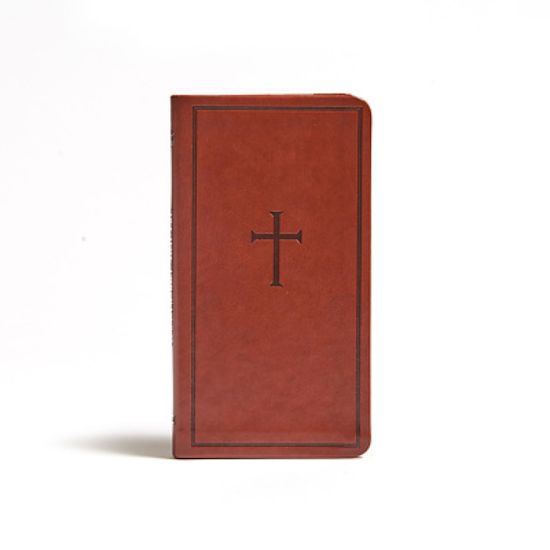 Picture of CSB Single-Column Pocket New Testament, Brown Leathertouch