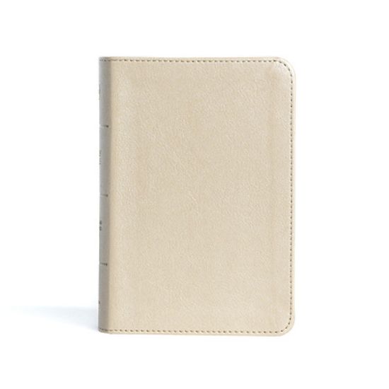 Picture of CSB Large Print Compact Reference Bible, Gold Leathertouch
