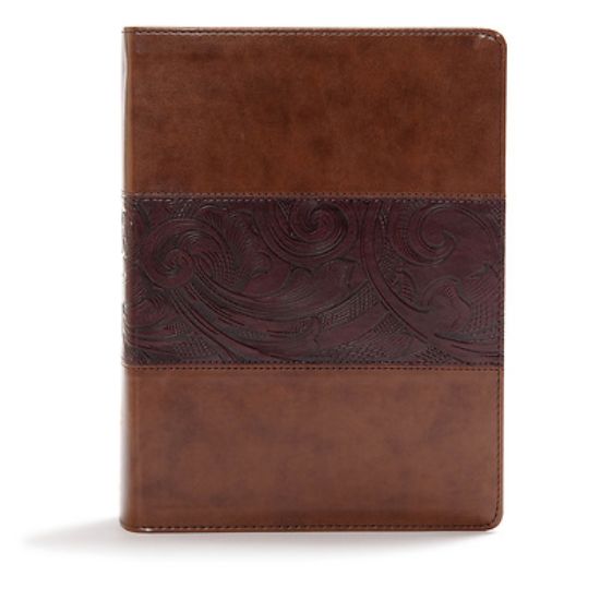 Picture of CSB Study Bible, Mahogany Leathertouch, Indexed
