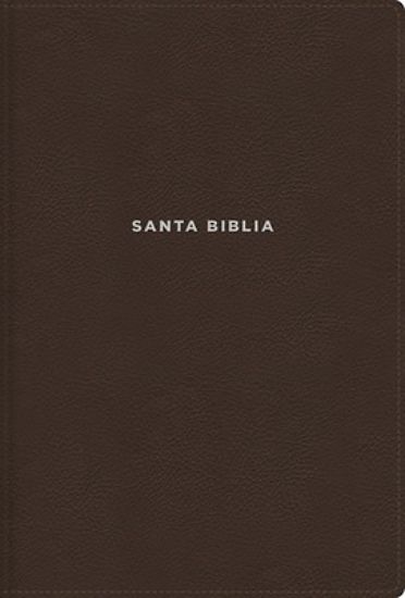 Picture of Nvi, Biblia de Estudio Actualizada, Texto Revisado 2022, Leathersoft, Café, Letra Grande, Interior a Color, Palabras de Jesús En Rojo