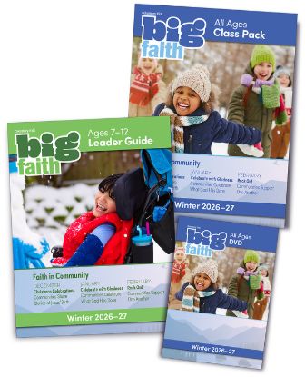 Picture of Cokesbury Kids Big Faith Winter 2026-27 Leader Kit Ages 7-12
