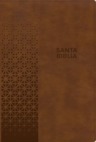 Picture of Rvr 1960 Biblia Letra Grande, Tamaño Manual, Edición Especial, Marrón Rústico, Símil Piel