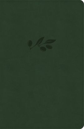 Picture of CSB Personal Size Giant Print Bible, Olive Leathertouch, Indexed