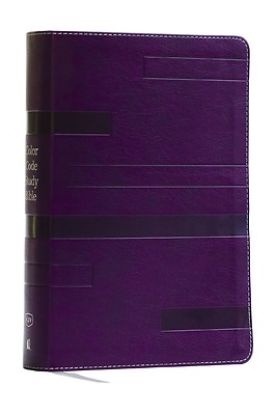 Picture of Color Code Study Bible, Revealing God's Truth Color by Color (Kjv, Purple Leathersoft, Red Letter)