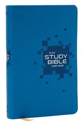 Picture of KJV Study Bible for Kids, Blue Leathersoft