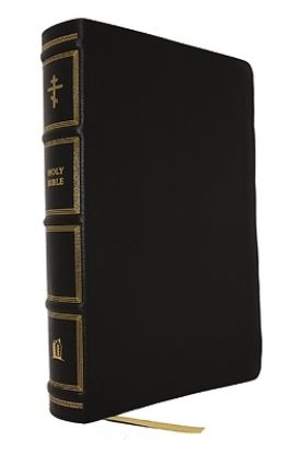 The Orthodox Study Bible, Black Genuine Leather -