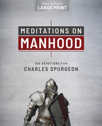Picture of Meditations on Manhood Large Print
