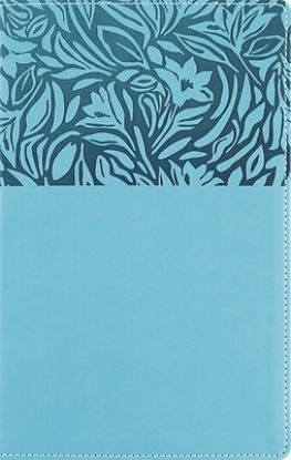 Picture of Nasb, Personal Size Reference Bible, Large Print, Paragraph Style, Leathersoft, Teal, Red Letter, 1995 Text, Comfort Print
