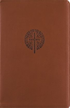 Picture of Nrsvue, Single-Column Reference Bible, Leathersoft, Brown, Comfort Print