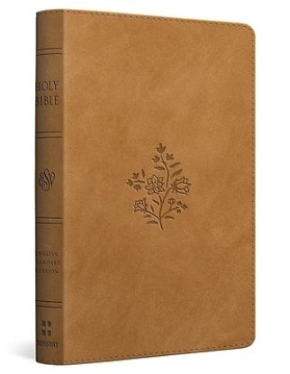 Picture of ESV Compact Bible (Trutone, Nubuck Caramel, Wildflower Design)