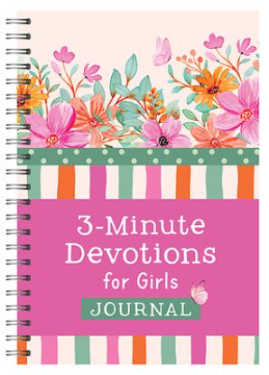 Picture of 3-Minute Devotions for Girls Journal