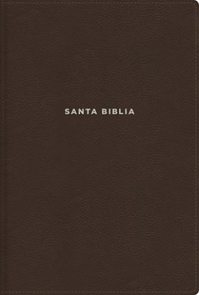 Picture of Nvi, Biblia de Estudio Actualizada, Texto Revisado 2022, Leathersoft, Café, Letra Grande, Interior a Color, Palabras de Jesús En Rojo, Con Índice