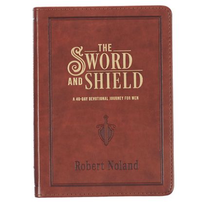 Picture of The Sword and Shield a 40 Day Devotional for Men, Vegan Leather